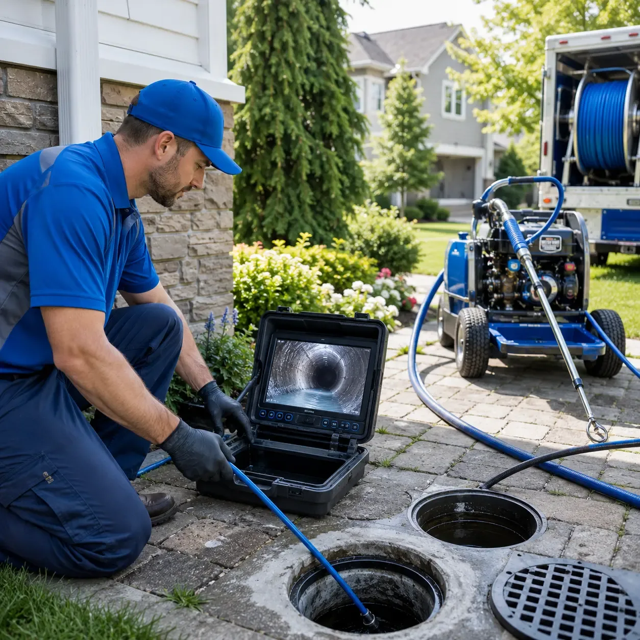 Outdoor drain cleaning professionals serving Bonner Springs, KS